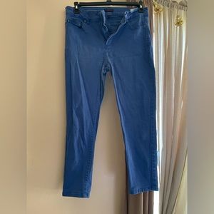 Electric blue skinny jeans from NYDJ size 14P